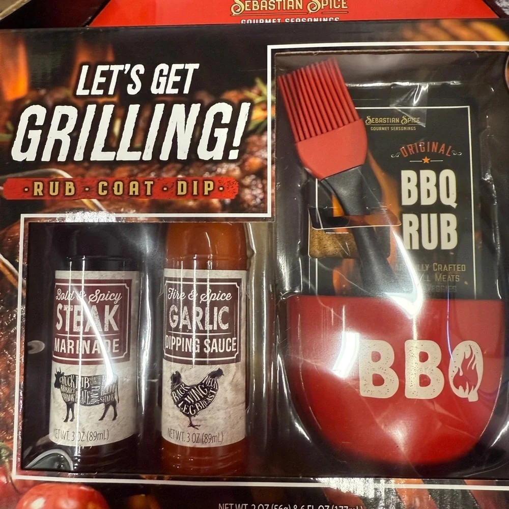 Sebastian Spice BBQ Rub and Sauce Set NEW in Box - Picture 5 of 9